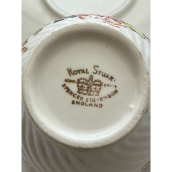 Vintage Rare Find Royal Stuart Spencer Stevenson England Cup & Saucer - Picture 8 of 8